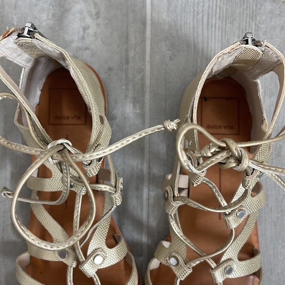 Women's Metallic Jasmyn Gladiator Sandals in Gold - Picture 5 of 5